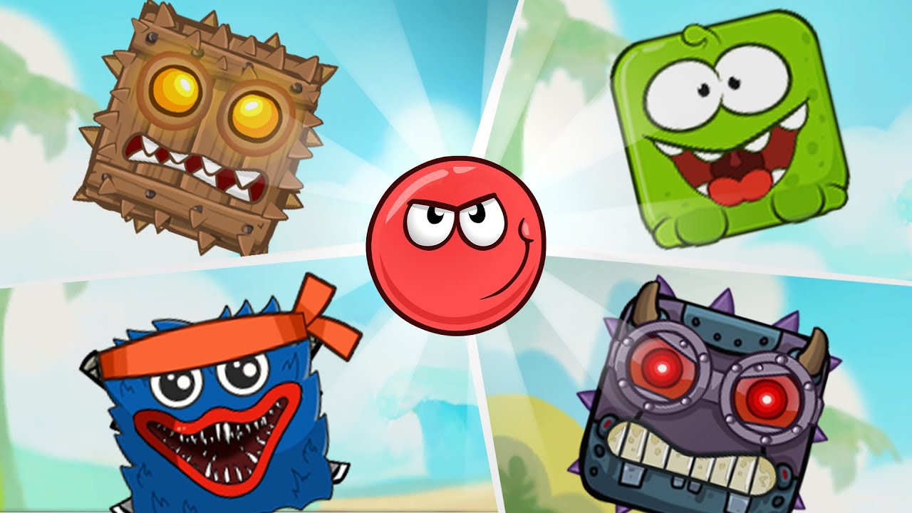Red Ball 4 Fusion Battle | Red Ball Vs All Boss Ep 38