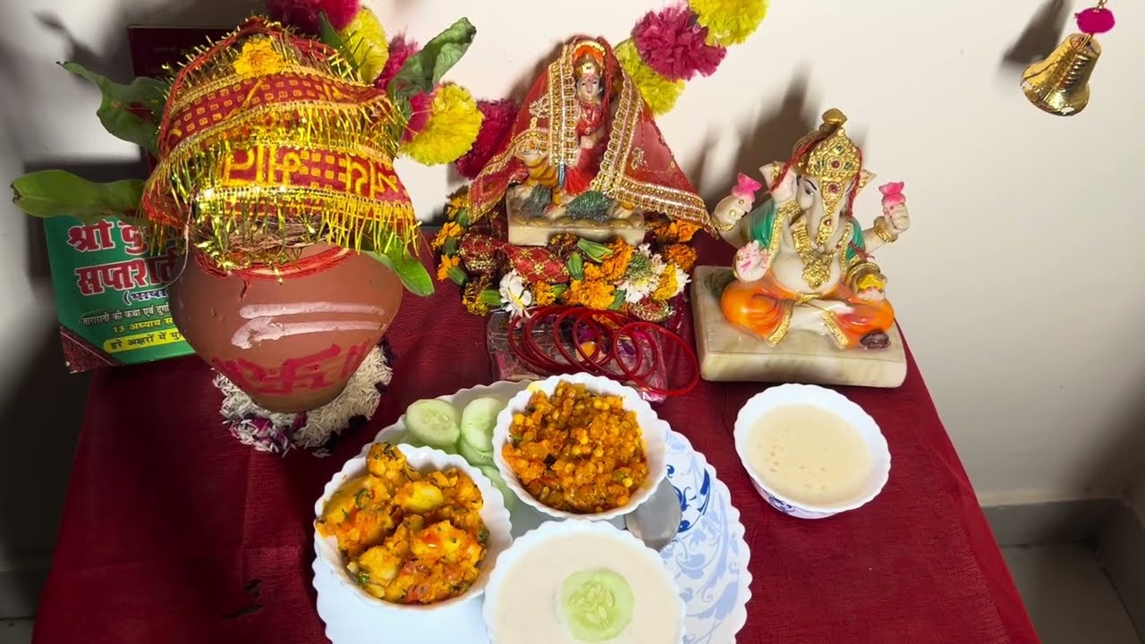 आज की व्रत थाली 🌸 Day 2 Navratri Vlog 🔱