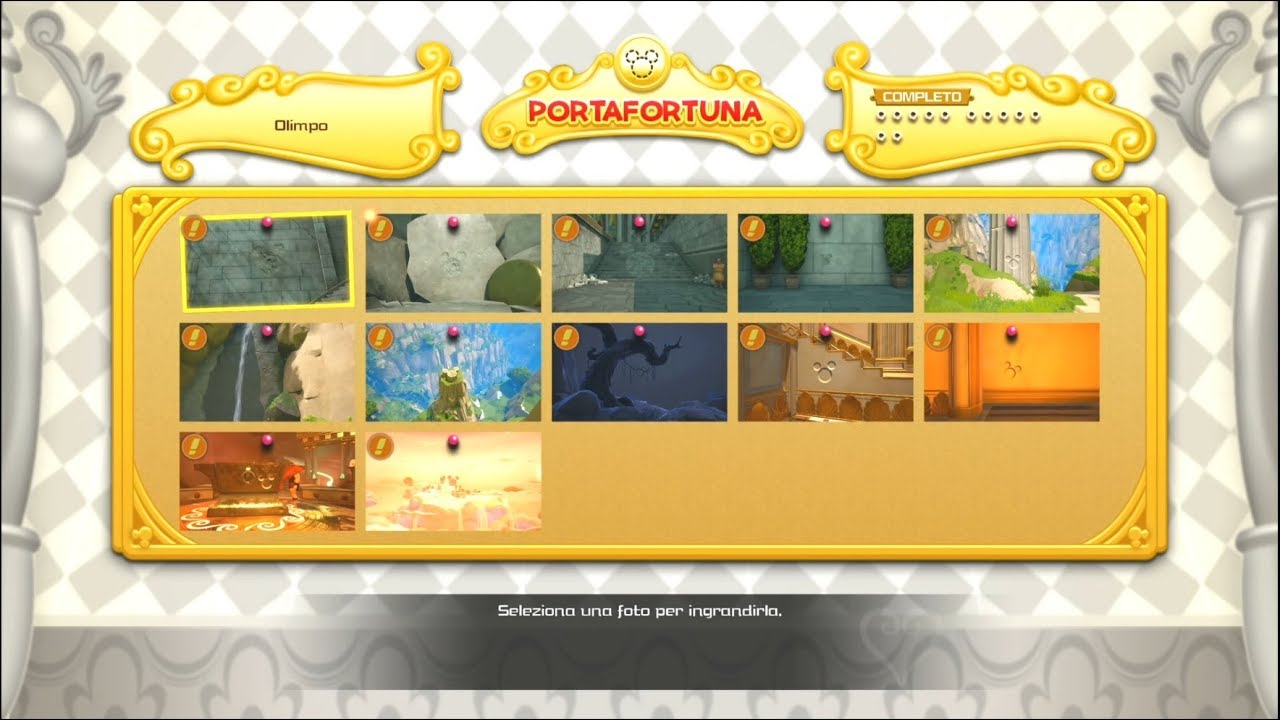 KINGDOM HEARTS III 106 - PORTAFORTUNA OLIMPO