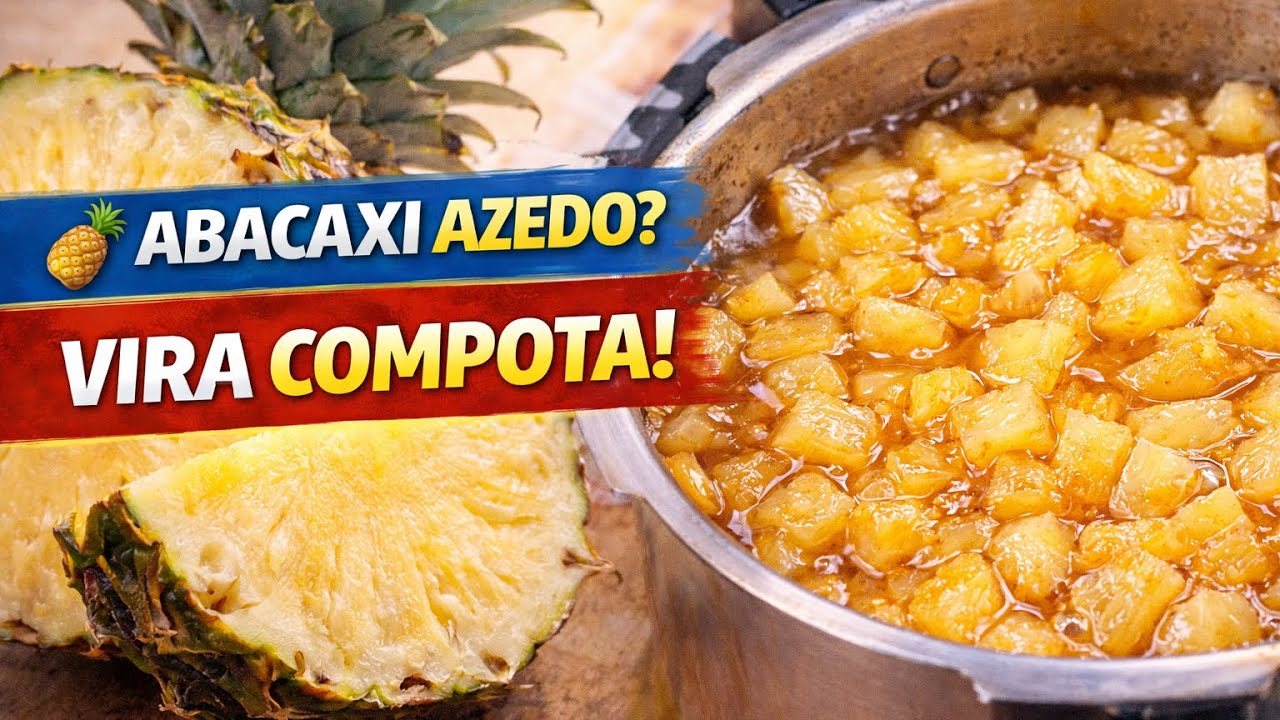 🍍 Compota de Abacaxi na Pressão | A Melhor Forma de Aproveitar o Abacaxi Azedo