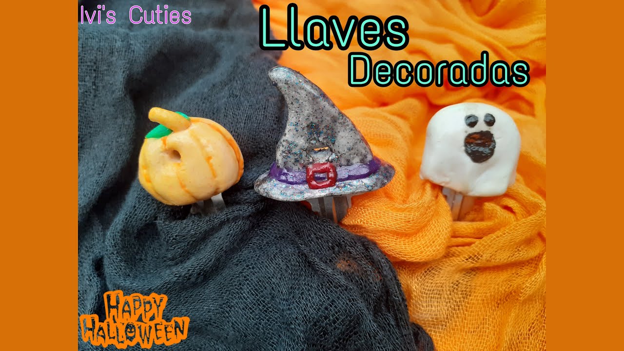 Halloween: Llaves Decoradas | Decorated Keys 🎃🧙‍♀️👻