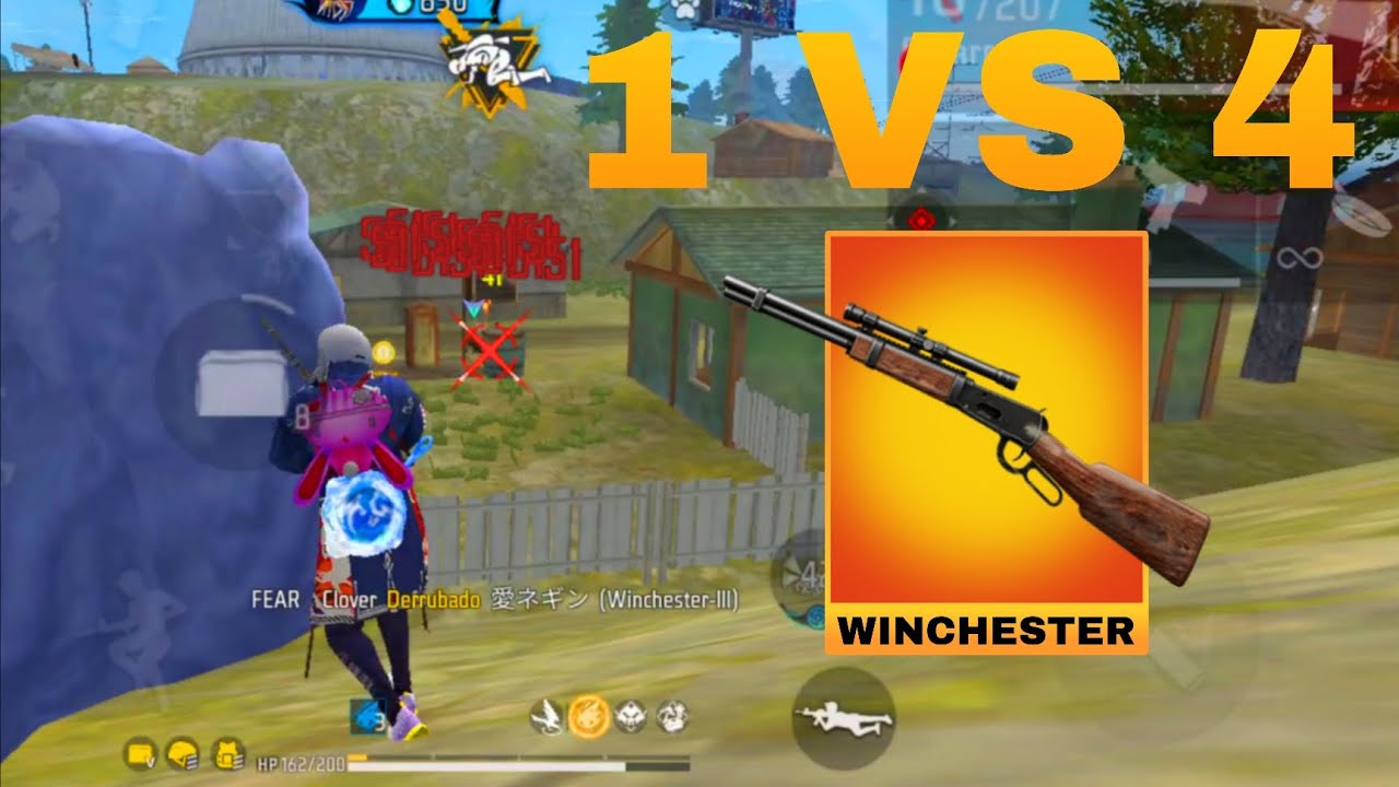 JOGUEI SÓ COM UMA ARMA NESSA PARTIDA E FIZ 22 KIL SOLO VS SQUAD!! - FREE FIRE