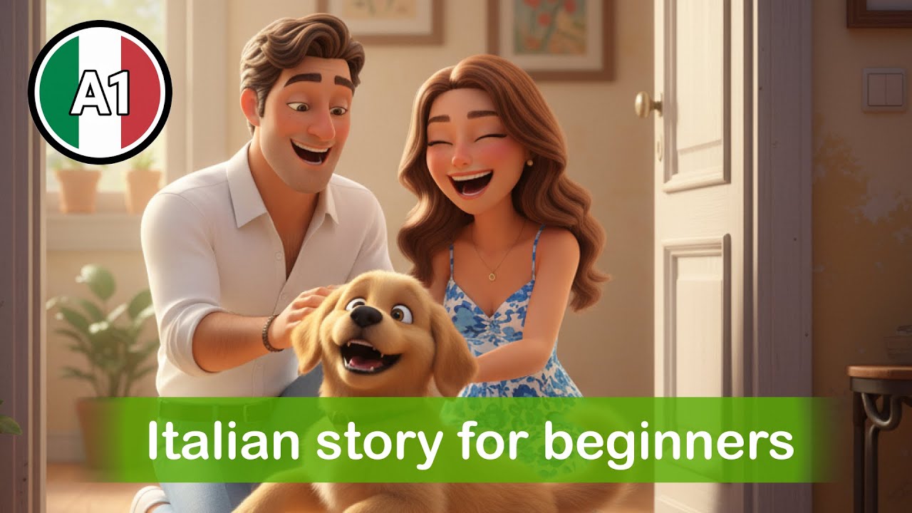 START TO UNDERSTAND ITALIAN with Short Story (A1-A2): Cane o Gatto?