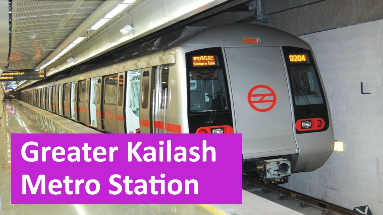 Greater Kailash metro station - Platform, Parking, ATM, Facilities, Exit gates, First and Last Metro