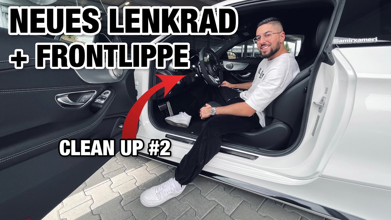 BRUTALE OPTIK am C COUPÉ | Alcantara Lenkrad & Frontlippe | CLEAN UP #2
