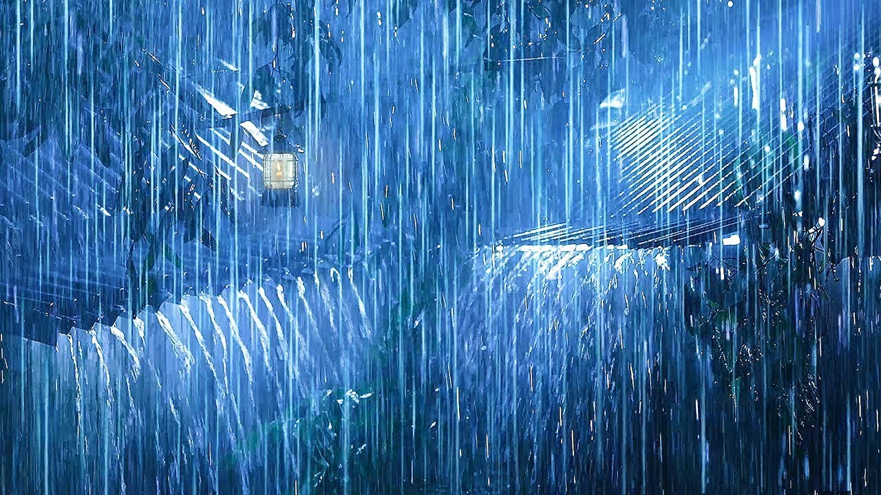 Perfect Rain Sounds For Sleeping And Relaxing - Rain And Thunder Sounds For Deep Sleep - Study, ASMR