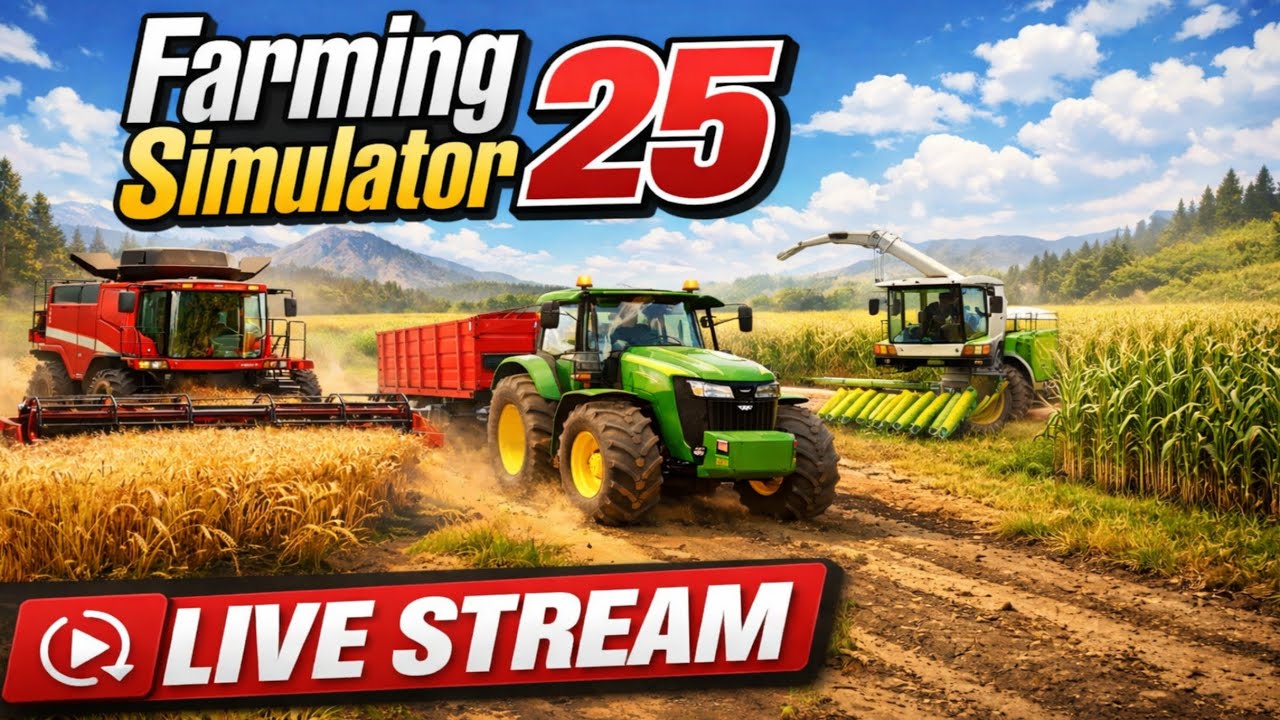 EPIC FS25 LIVE – One Shot, One Kill! 💥  #GYGAMING #LIVESTREAM #SHORTSVIDEO