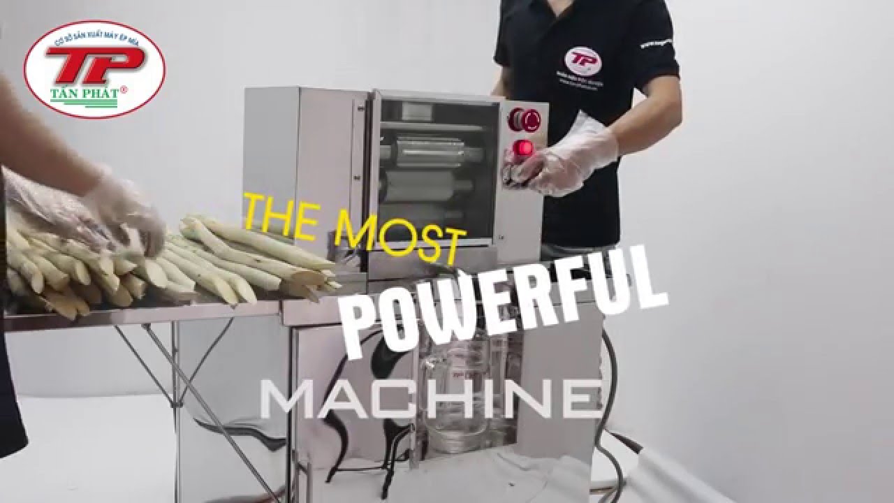 Sugarcane Extract MAX PT6-2HP -6 ROLLER / MÁY ÉP NƯỚC MÍA SIÊU SẠCH PT6-2HP VỚI 6 TRỤC ÉP
