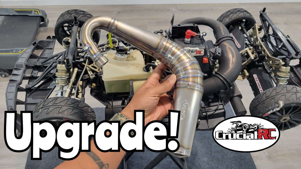 New Samba Big Belly Exhaust for the MCD Large Scale RC - Wow it sounds so GOOD