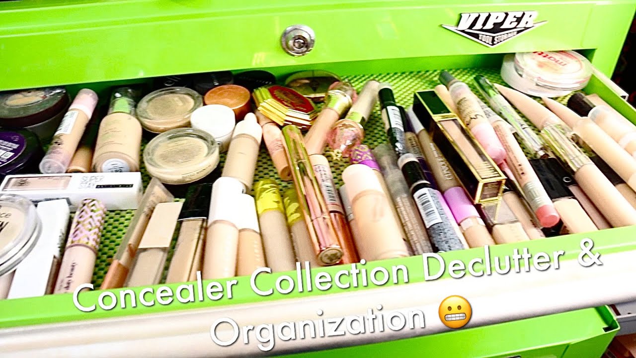 Concealer Collection Declutter & Organization
