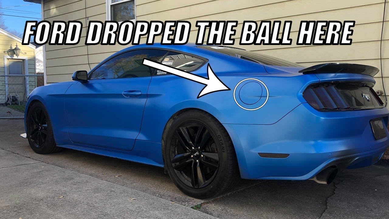 Fixing my car yet again.. (Ford Mustang broken fuel door)