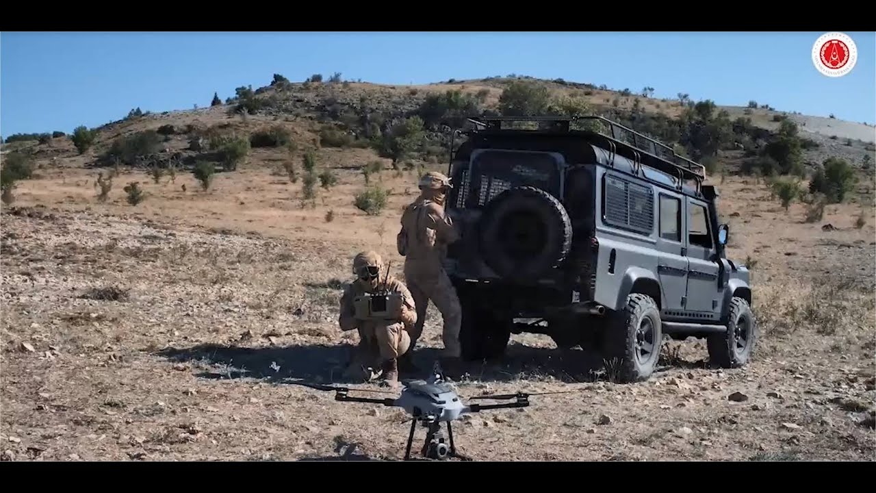 Discover new local-made Mini UAV drone STM Togan in service with the Turkish armed forces