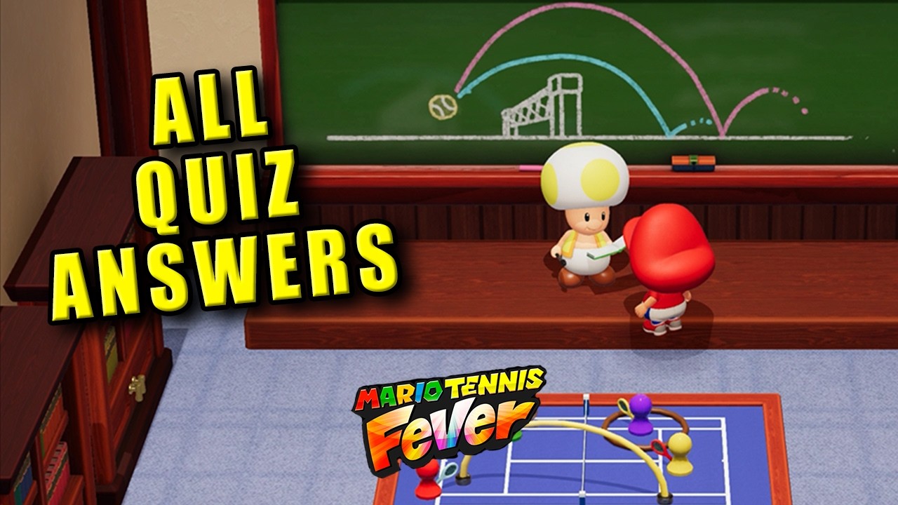 All Quiz Question Answers Mario Tennis Fever