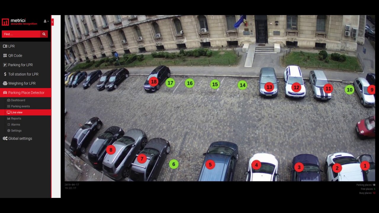On-street parking solution with Metrici Parking Place Detector