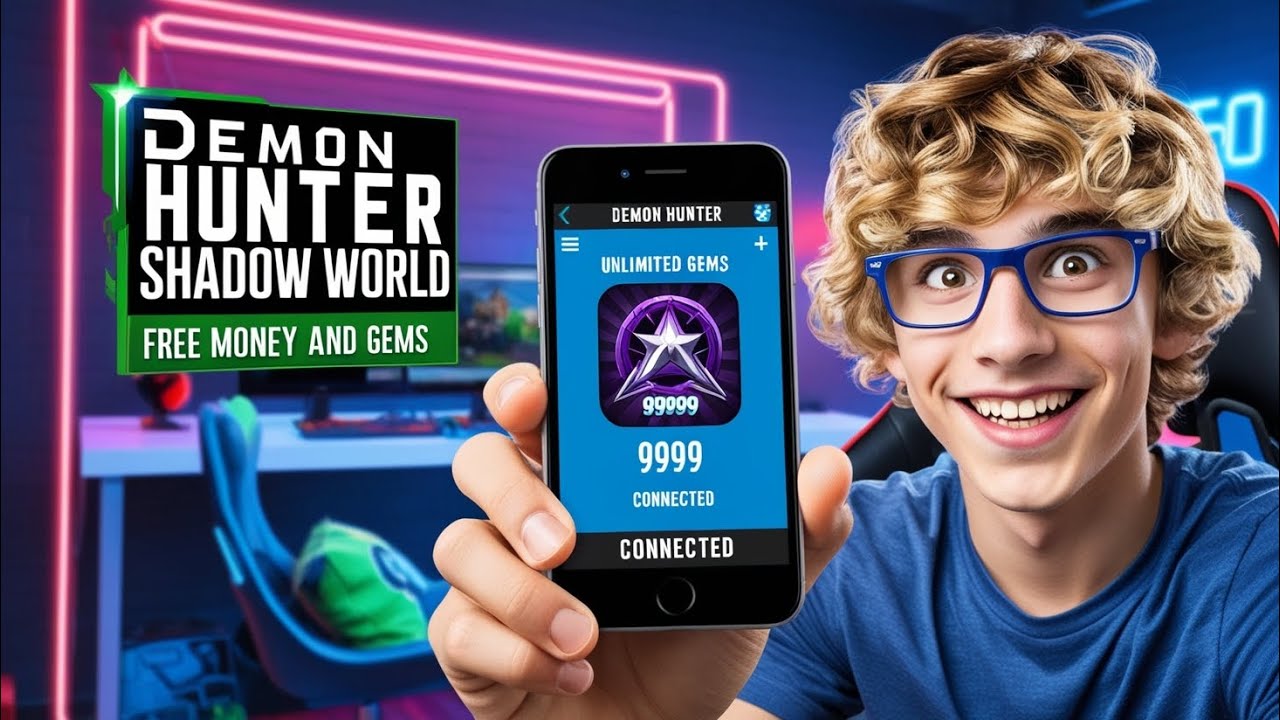 Demon Hunter Shadow World Mod ( Unlimited Money and Gems ) - Mod APK (Android/iOS)