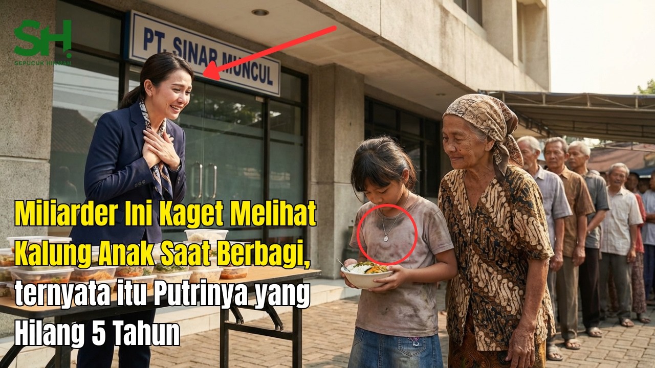 Miliarder Ini Kaget Melihat Kalung Anak Saat Berbagi, ternyata itu Putrinya yang Hilang 5 Tahun