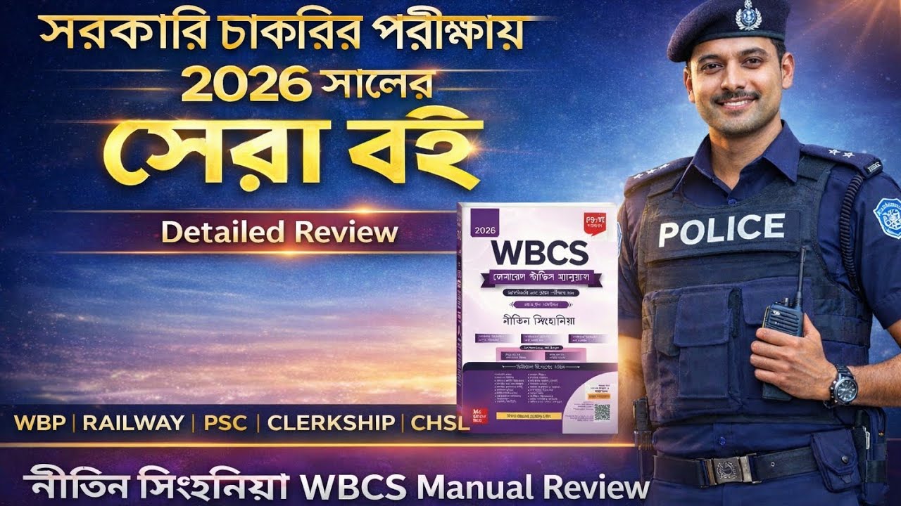 NITIN SINGHANIA WBCS MANUAL REVEW|| 10TH EDITION 2026 || WBCS || #wbp #wbpsi #wbcs#nitinsinghania 