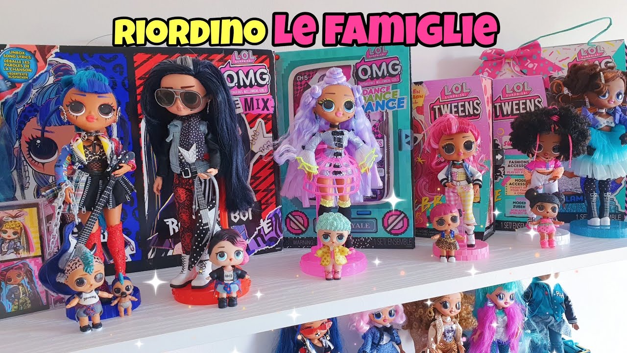🍒 RIORDINO TUTTA LA MIA COLLEZIONE DI FAMIGLIE LOL SURPRISE 💗