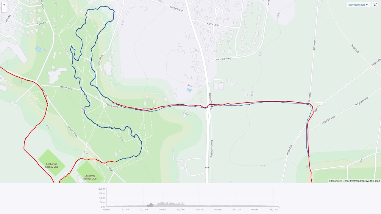 Paarse route Lochem - MTB Achterhoek - Slootjes bos - Paaschberg tot voet Lochemseberg (20-06-2020)