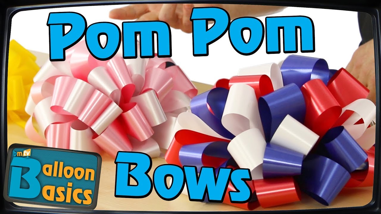 How to Make Pom Pom Bows - Balloon Basics 23