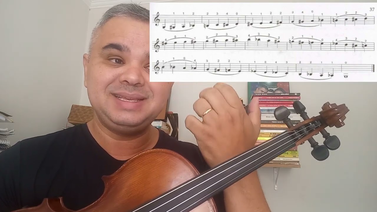 Aula 51 Escala cromática Aprender a tocar Violino do Zero a oficialização na CCB