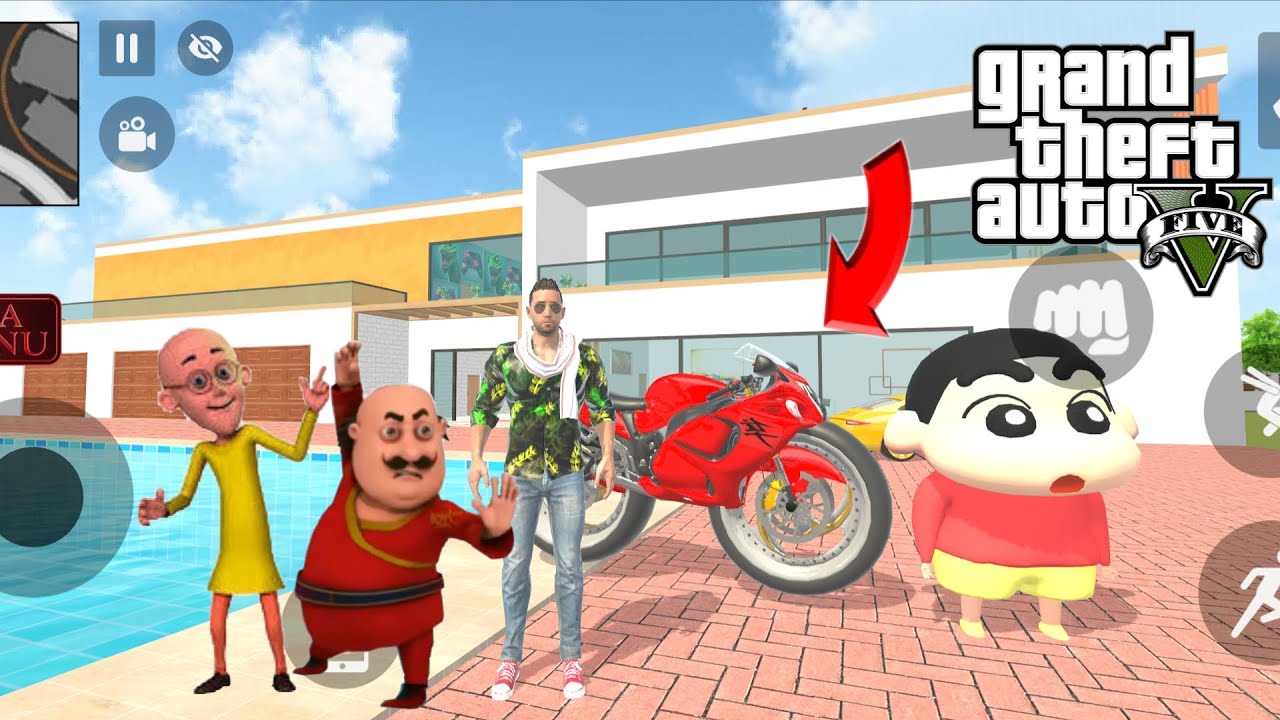 🤩Shinchan ki modified Bike 💥🥳 ll 