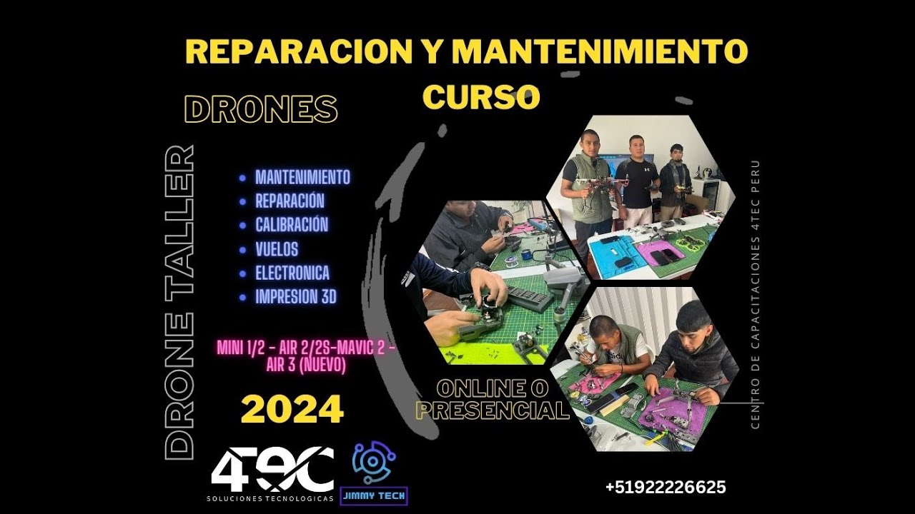 Nuevo Curso Oficial de Reparaci&oacute;n y Mantenimiento de Drones, Inscr&iacute;bete !!!!!