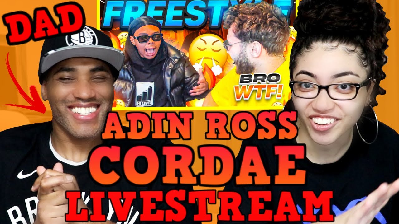 MY DAD REACTS TO Cordae & Adin Ross FREESTYLE on Stream REACTION