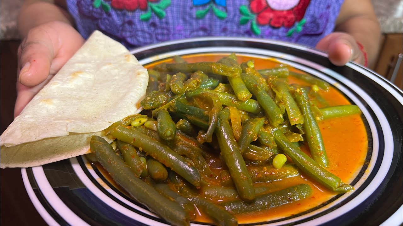 Guisado de Ejotes!  Algo simple pero delicioso 😊🌾