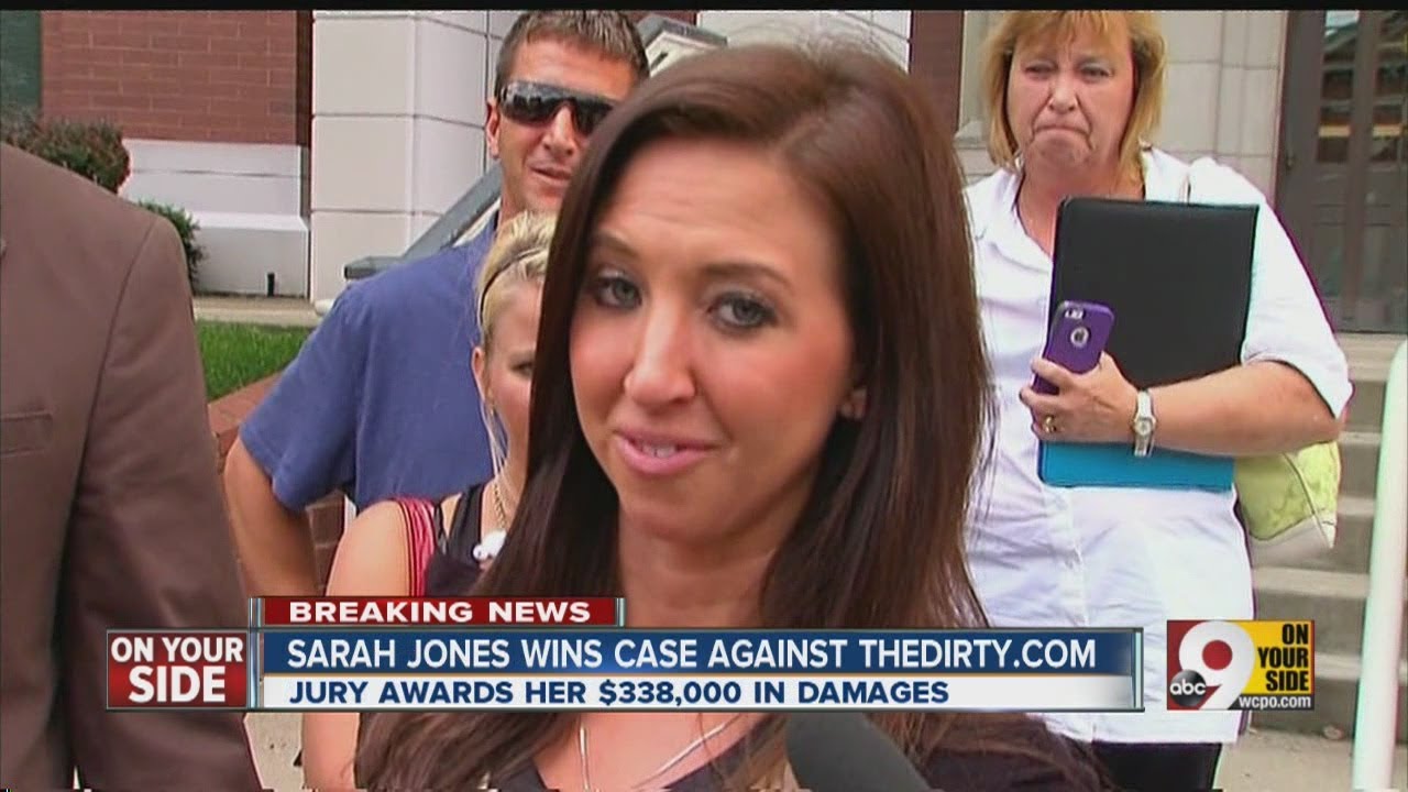 Sarah Jones wins defamation case