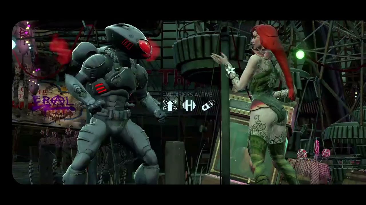 [Free to play: Injustice 2 Mobile] - Solo Raid Dark Nights Heroic 3 Entangling Poison Ivy