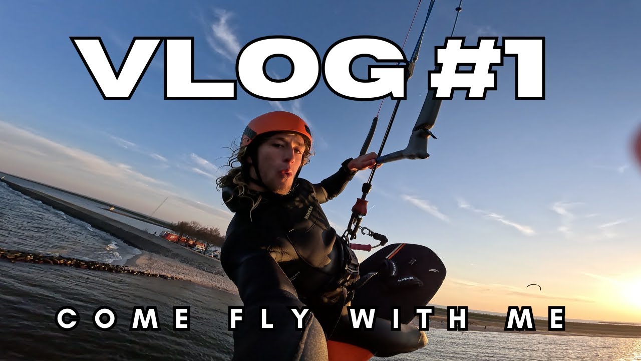 A typical training day at home on my foilkite VLOG #1