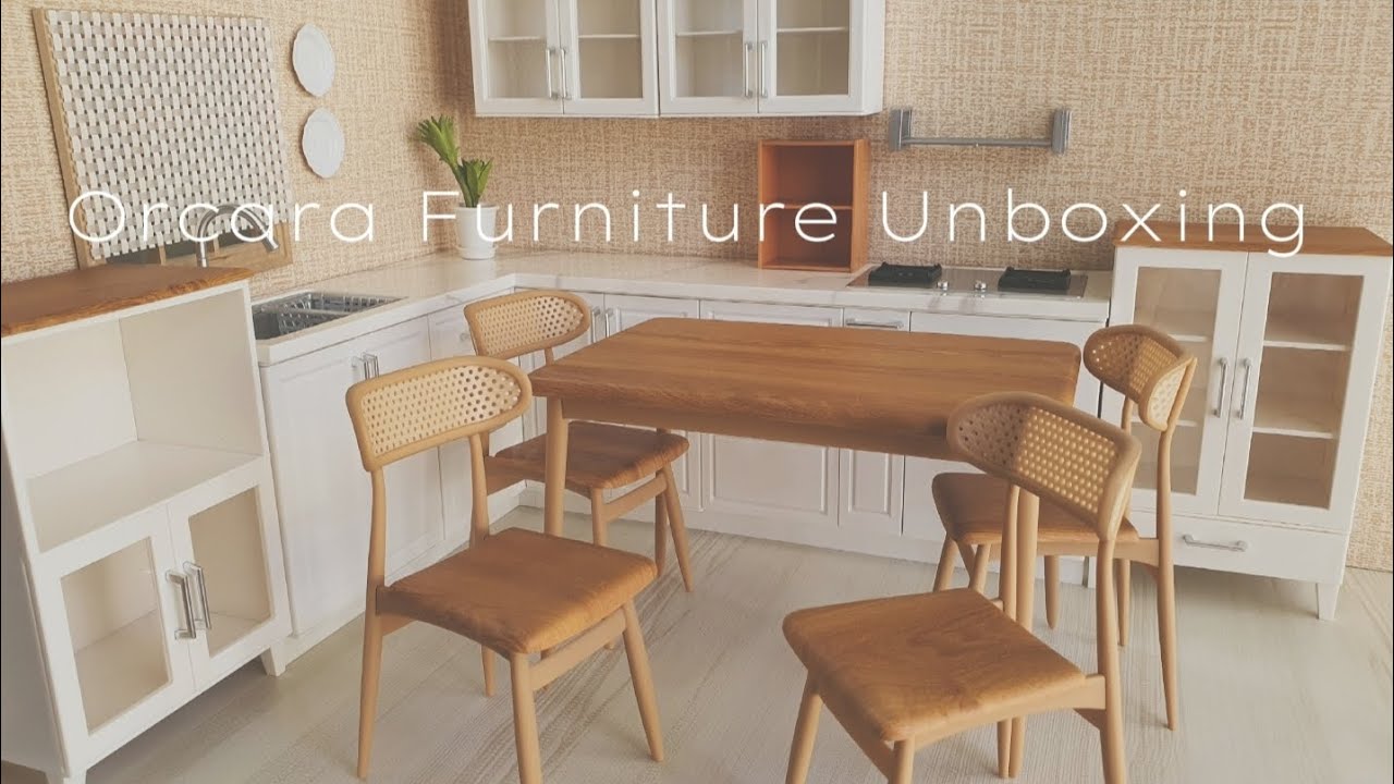 Orcara Furniture Unboxing | Re-ment Toys | Mini- Kitchen | Aesthetic Kitchen #tinytoys #miniature