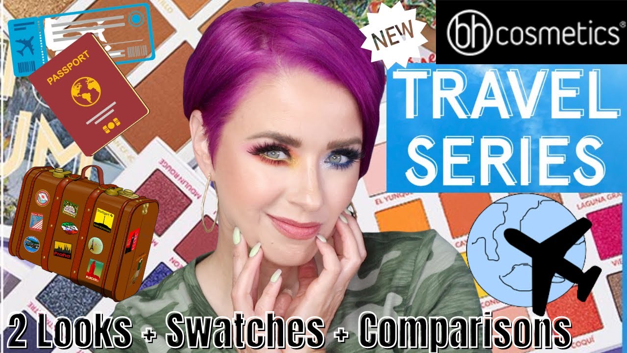 BH COSMETICS TRAVEL SERIES PALETTES! Tanned in TULUM + Party in PUERTO RICO + Passion in PARIS