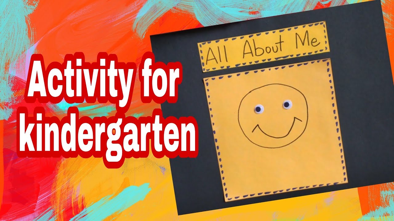 About me book | EVS activity for kids | Project on myself for kids | All about me activity for kids
