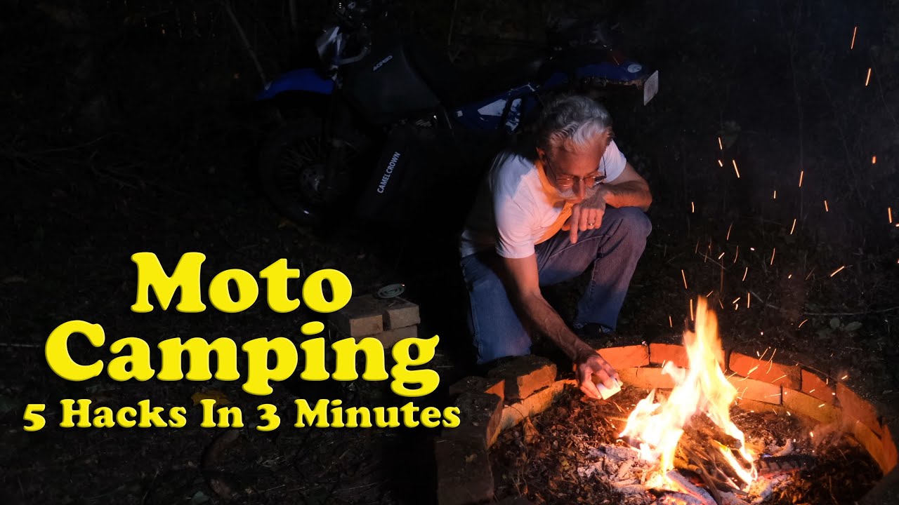5 Great Motorcycle Camping Hacks You Need To Know
