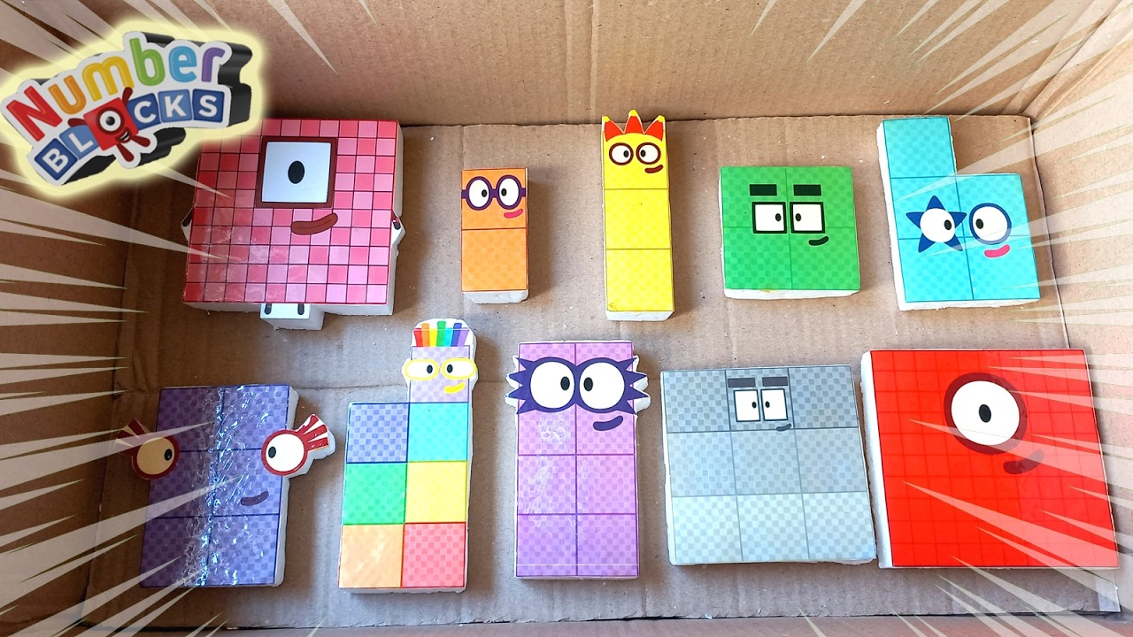 Dynamix #1111 Unlocking BOX Hypnotic Numberblocks ASMR: Soft Whispers and Visual Stimuli 0-1111