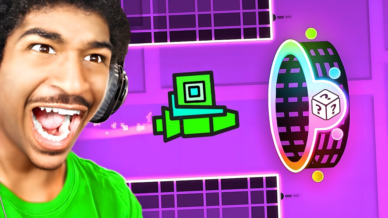Geometry Dash, но каждая деталь СЛУЧАЙНО ИЗМЕНЕНА