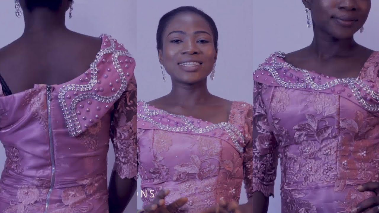 Wedding Dress: How To Cut A Fish Bustier Gown With Cape