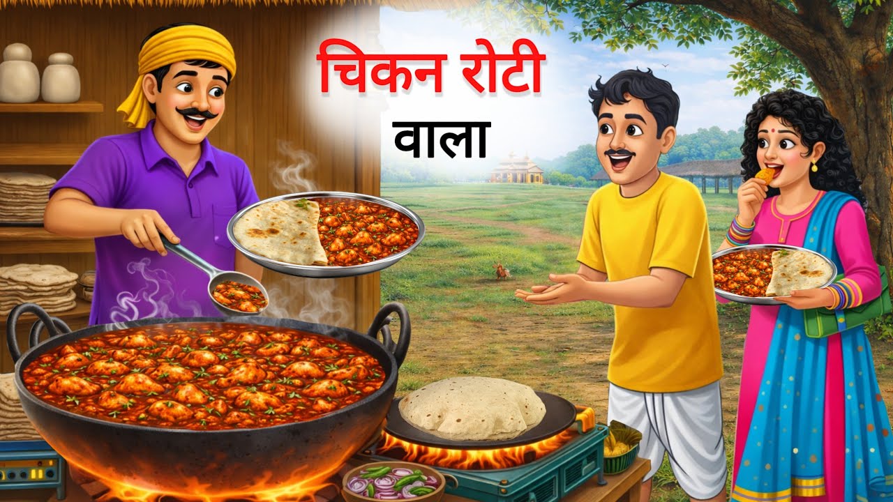 गरीब चिकन रोटी वाला | Garib Chicken Roti Wala | Hindi Kahani | khane wali kahani | Hindi Story