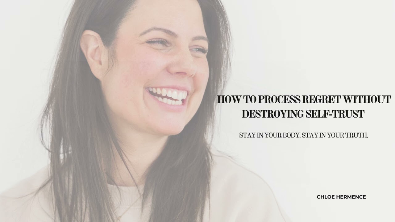 What to Do When You Regret a Decision You Trusted Yourself On
