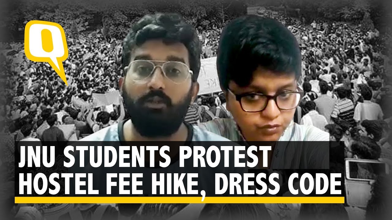 JNU Students Protest Hostel Fee Hike, Dress Code & Curfew Timings | The Quint