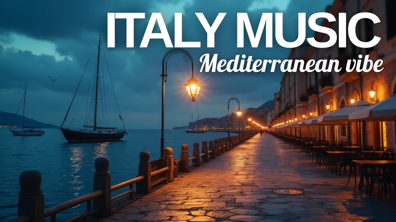 🎶 Focus, Relax & Drift to Italy, Feel Nostalgia 🎶 | 24/7 Mediterranean Music & Lake Como Serenity