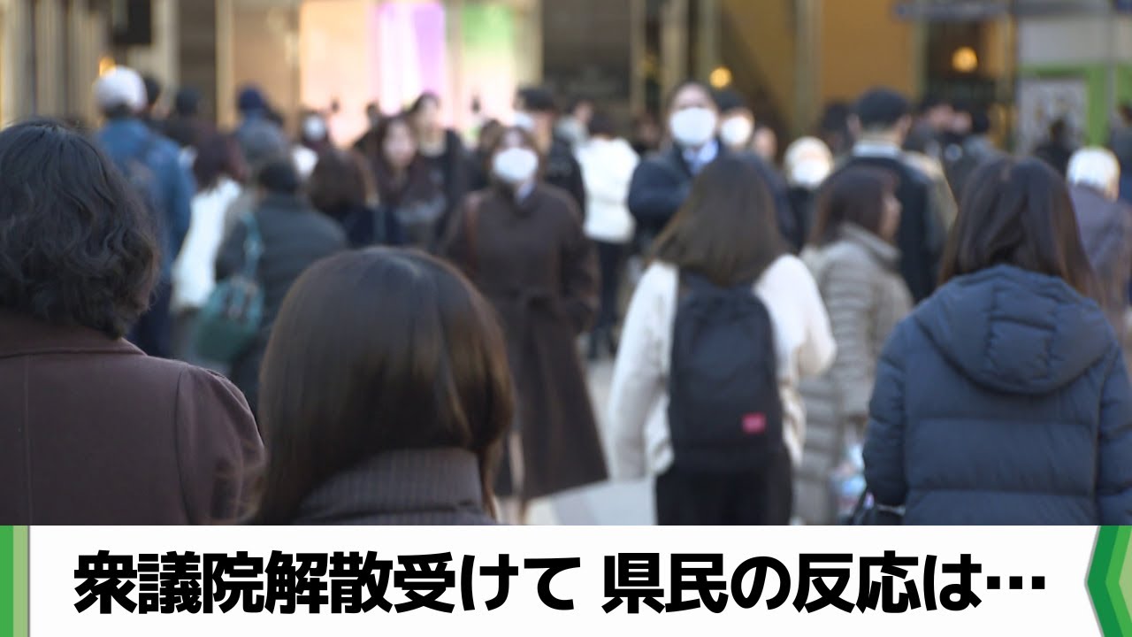 衆議院解散どう思う？投票の判断基準は？　千葉市で有権者に街頭インタビュー（20260123放送）