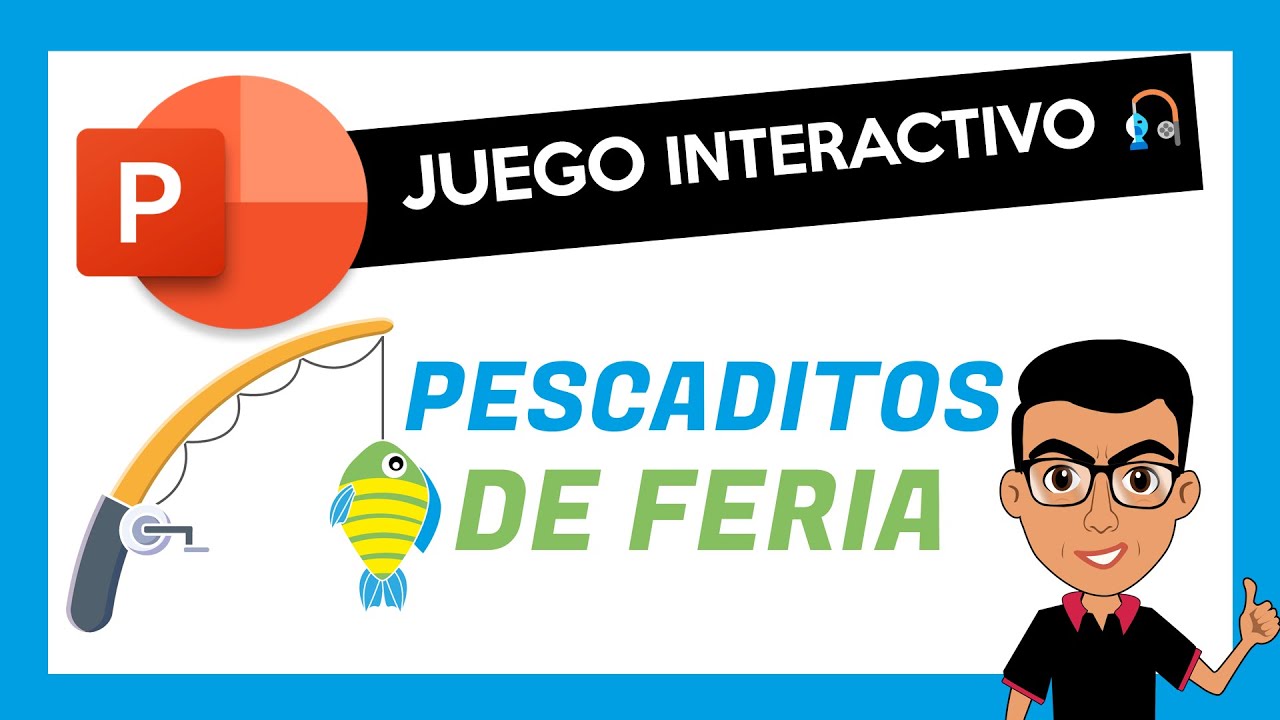 Pescaditos de feria 🎣 Juego en PowerPoint de preguntas y respuestas.