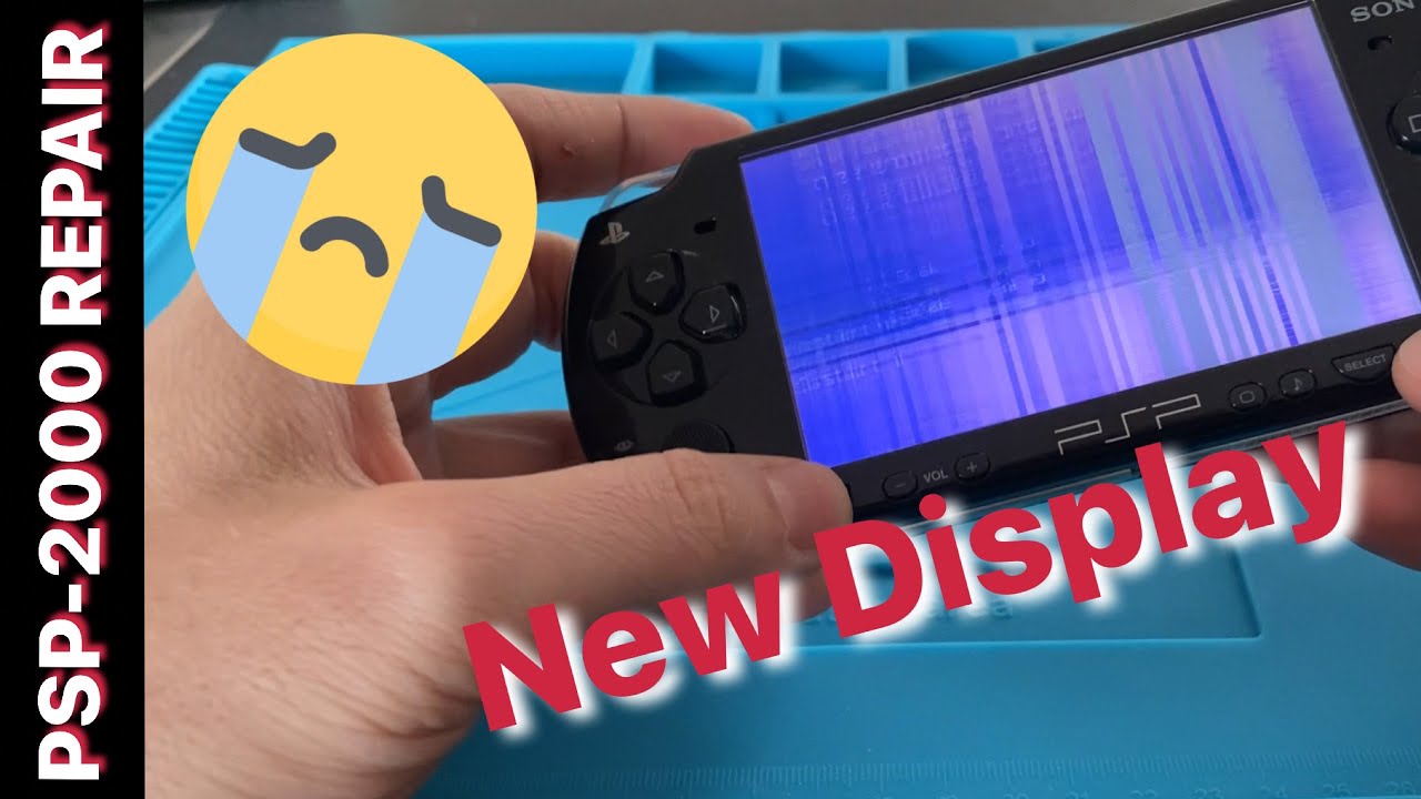 PSP 2000 REPAIR 📺: Display tauschen - Schritt-für-Schritt Anleitung 🧰