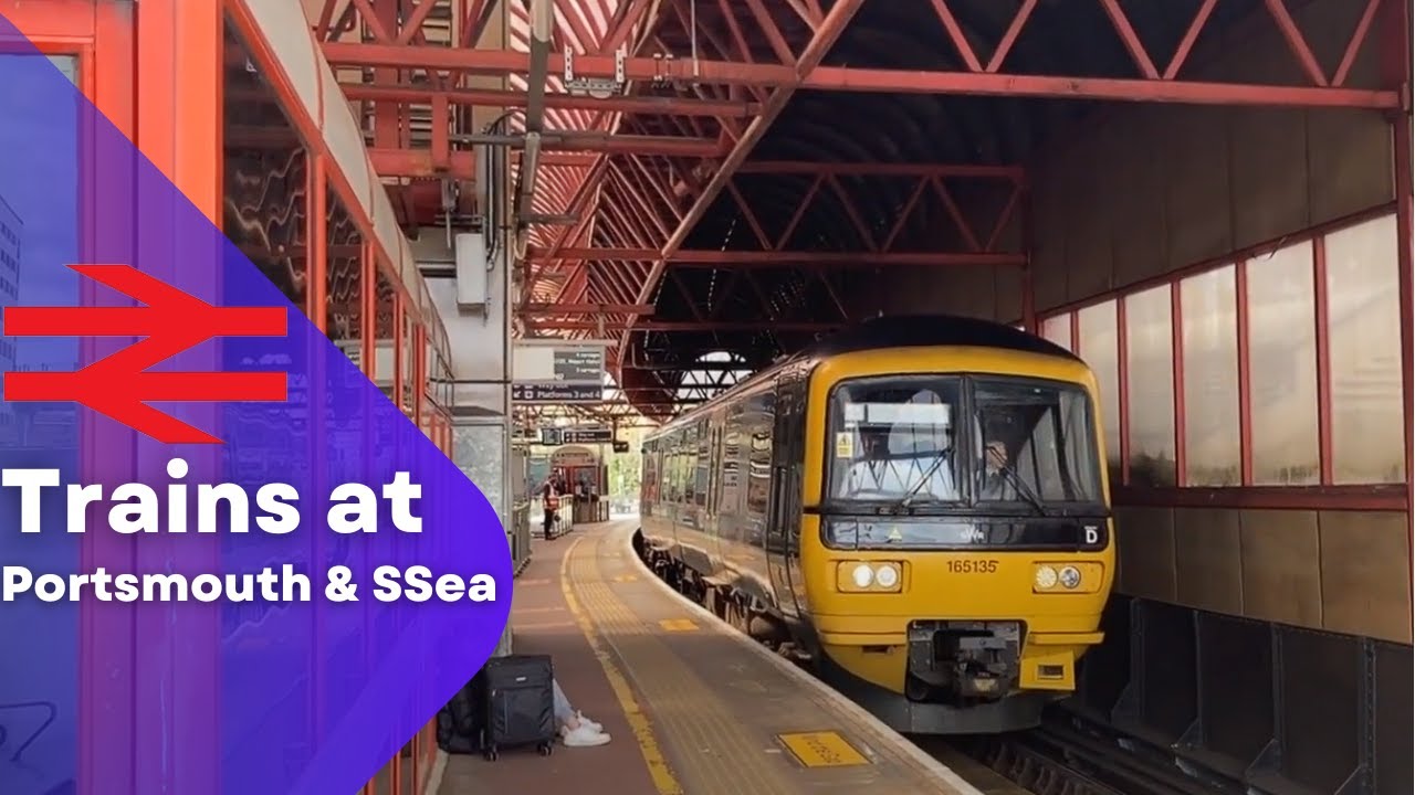 Trains at Portsmouth & Southsea. 17/04/2024