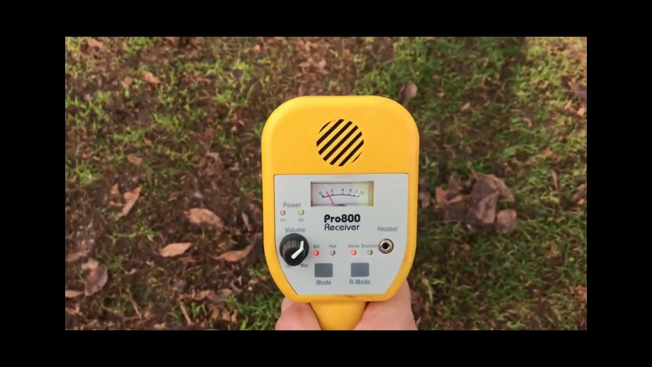 Locating lost and buried irrigation sprinkler solenoid valves with a wire tracer, valve locator.