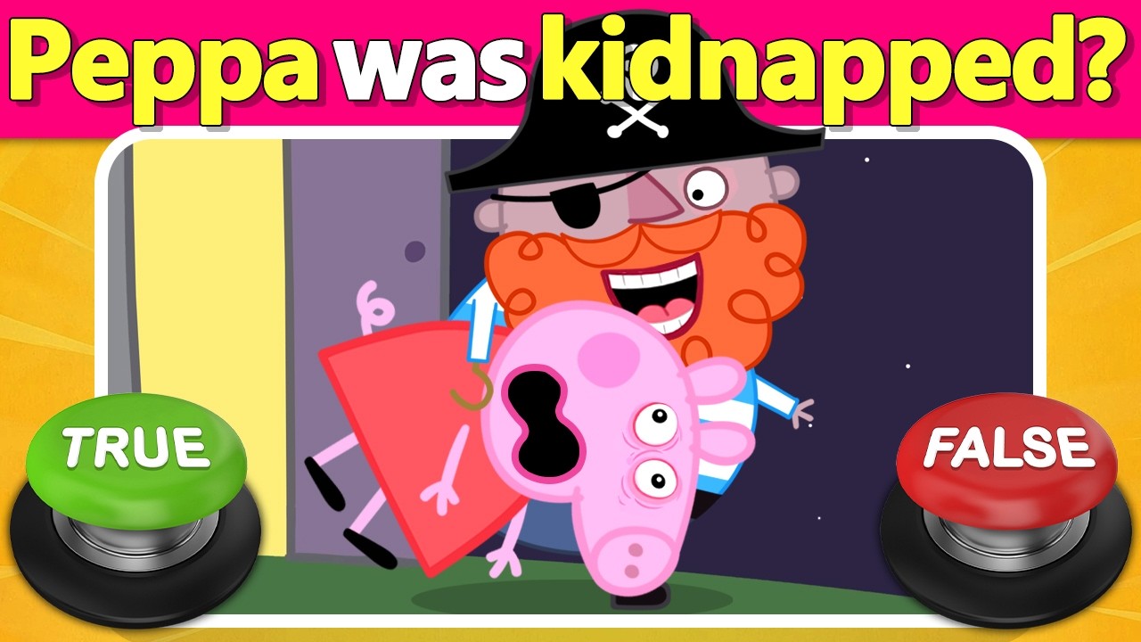 Peppa Pig True or False Quiz 🐷🔥 Ultimate Cartoon Trivia Challenge! | Quiz DingDong