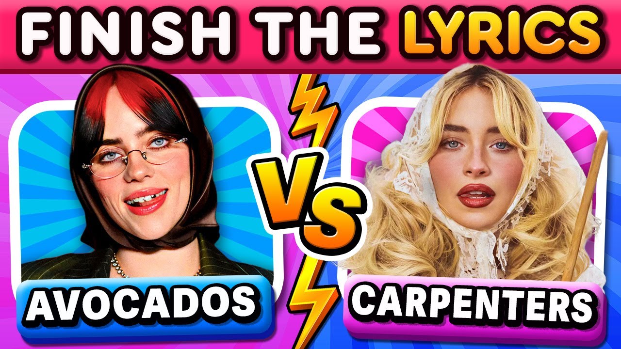 Finish The Lyrics Battle! 🎤 Billie Eilish vs Sabrina Carpenter (2025 Challenge)